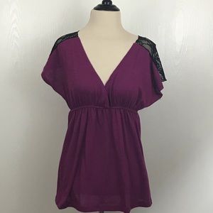 Purple blouse